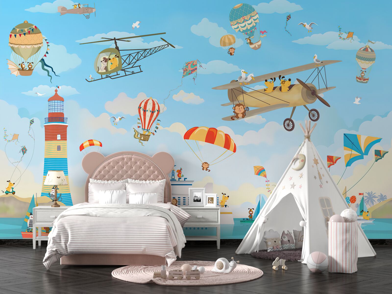 Фотошпалери наклейка для стіни та сама стіна