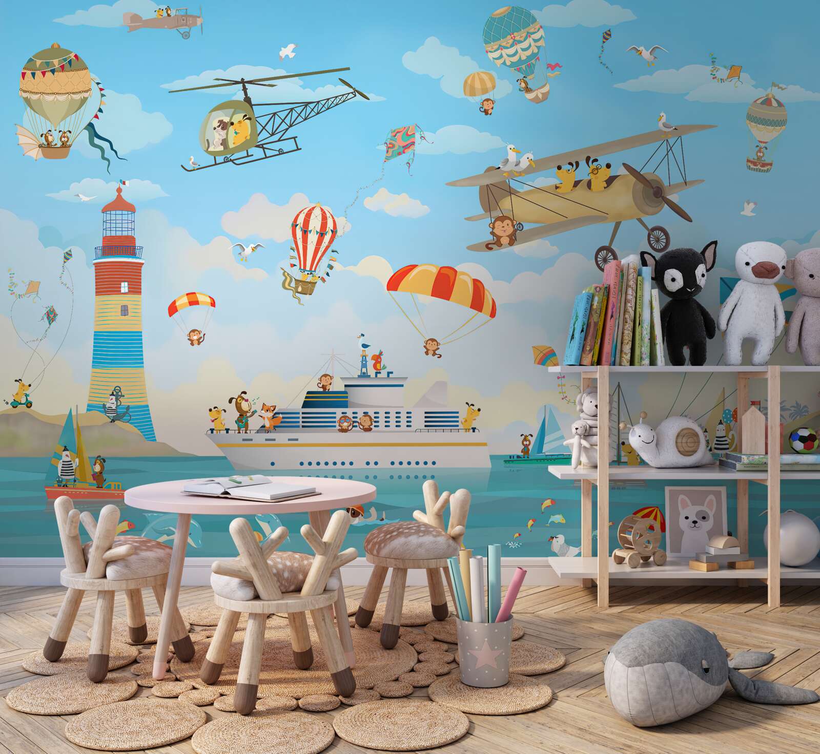 Фотошпалери наклейка для стіни та сама стіна