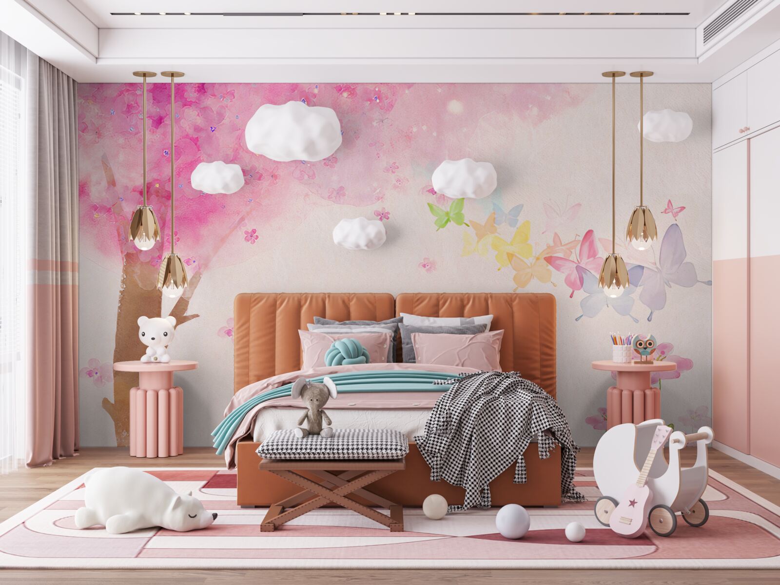 Фотошпалери зал і стіна