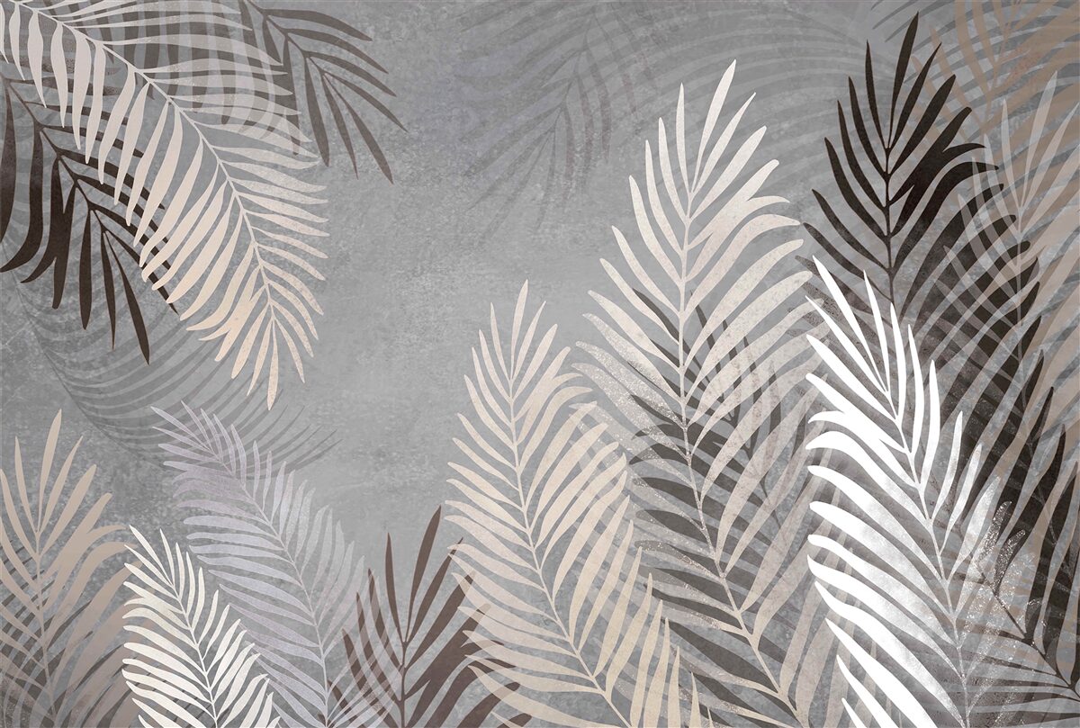Фотошпалери м'яке екзотичне листя