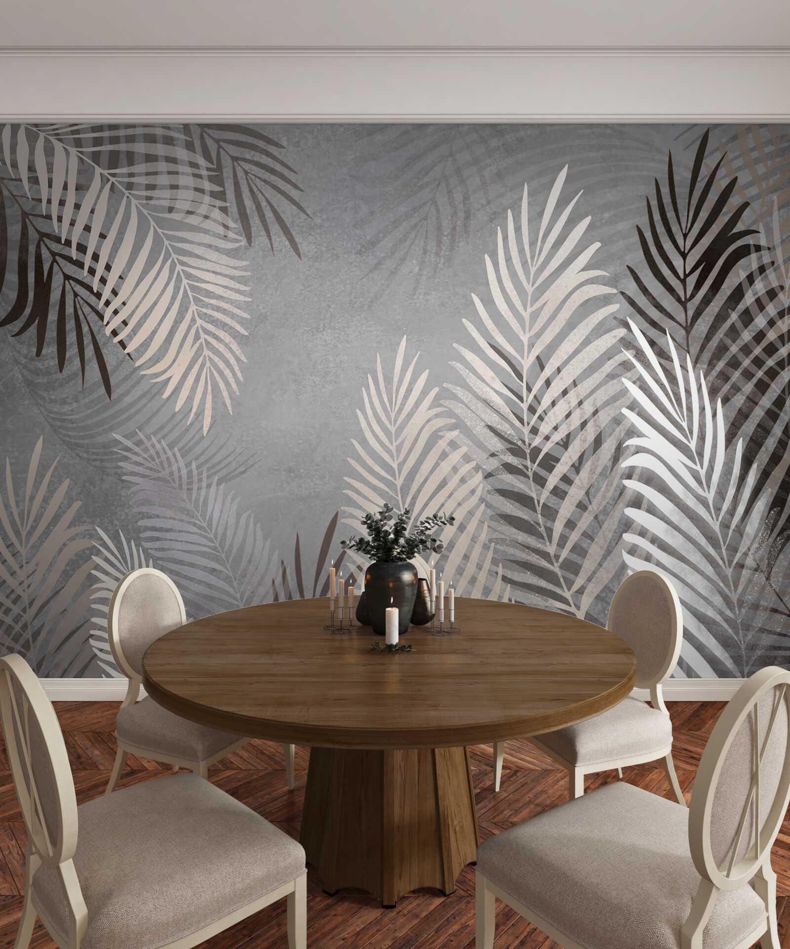 Фотошпалери м'яке екзотичне листя