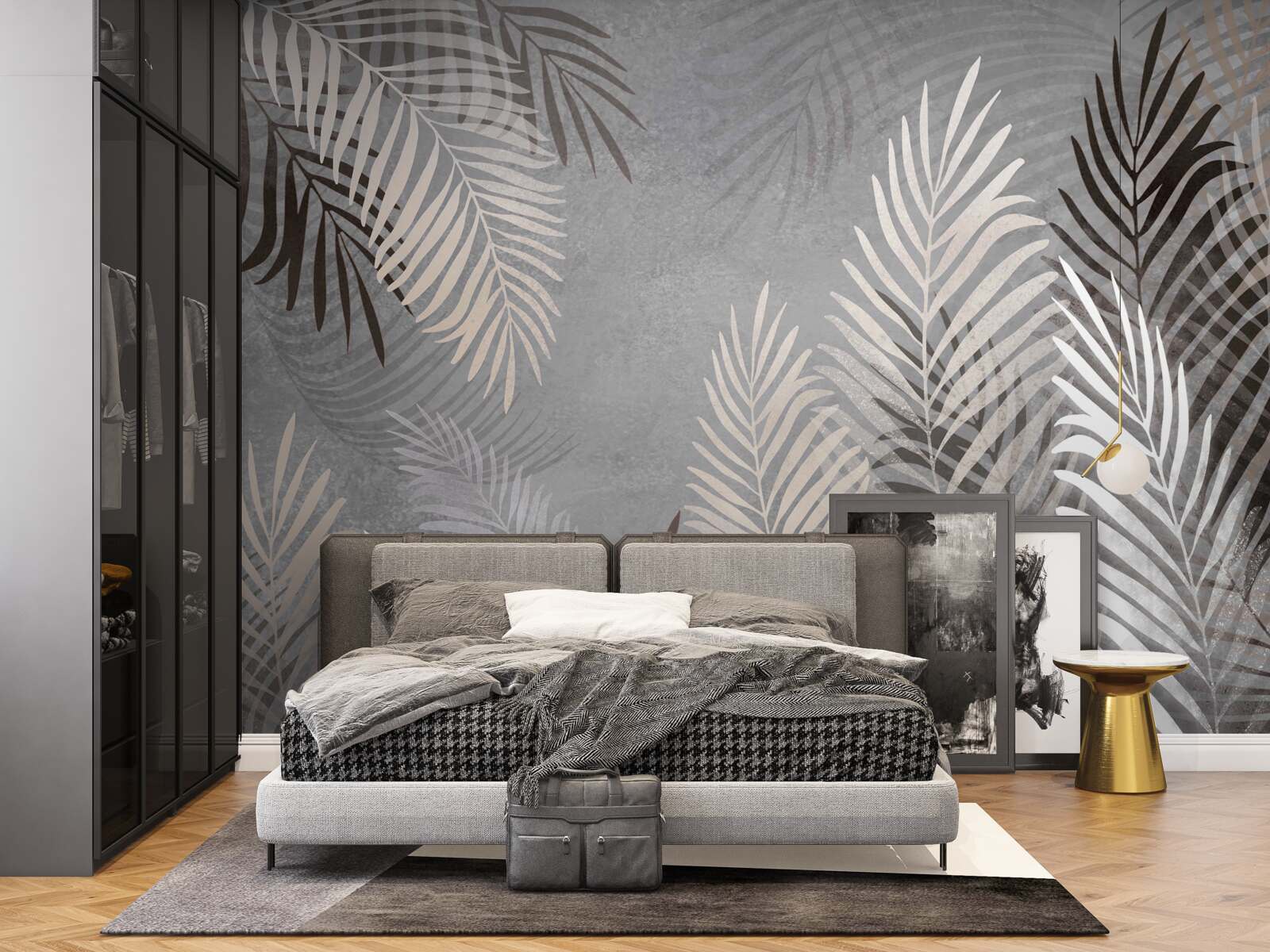 Фотошпалери м'яке екзотичне листя