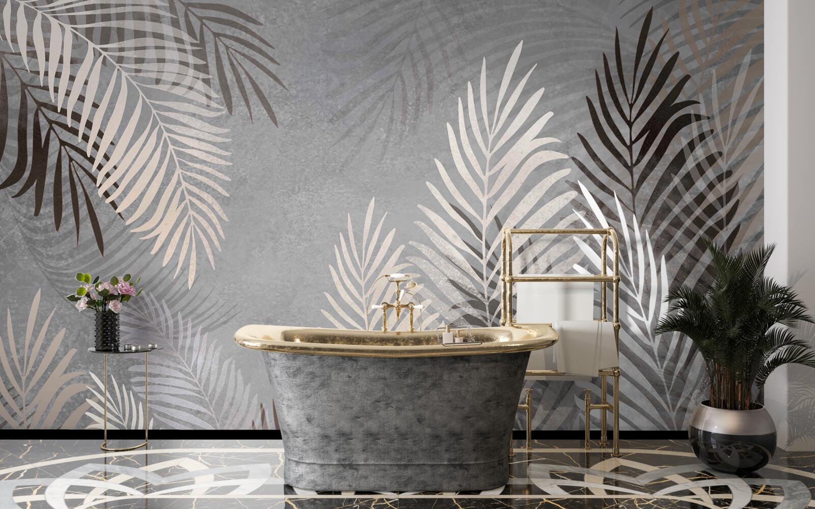 Фотошпалери м'яке екзотичне листя