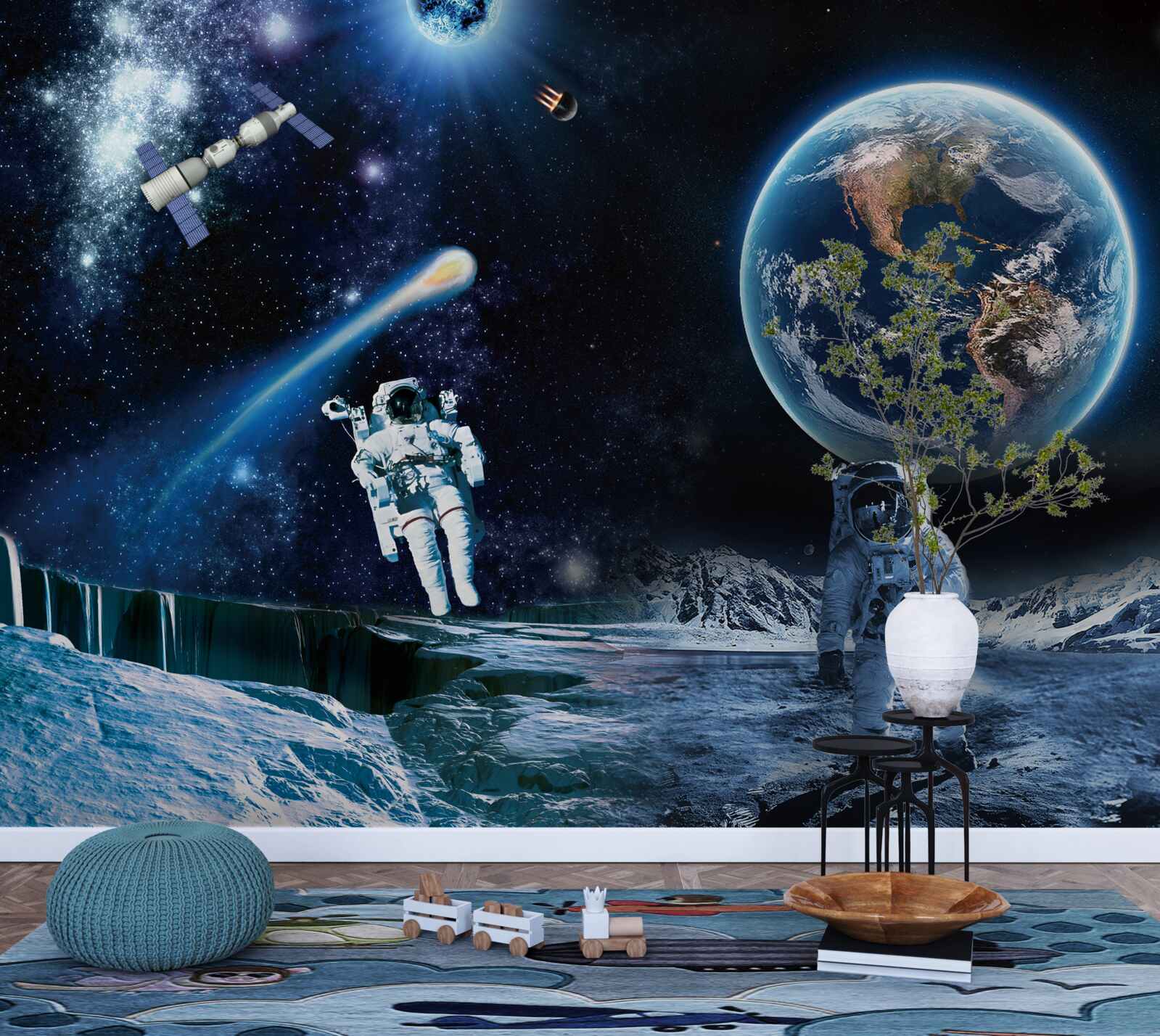 Фотошпалери фреска і небо