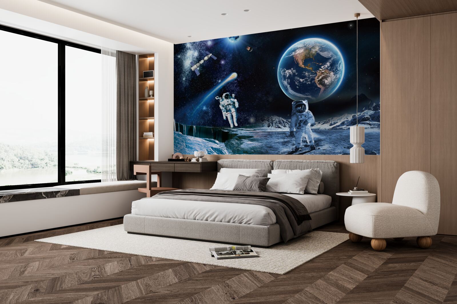 Фотошпалери фреска і небо