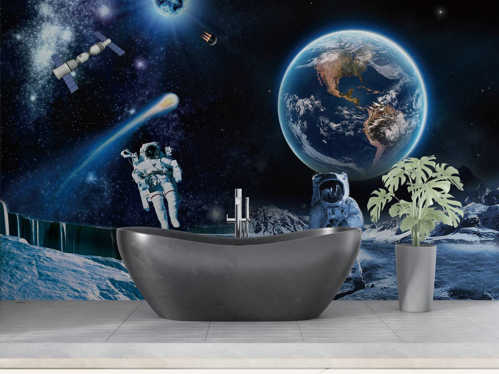 Фотошпалери фреска і небо