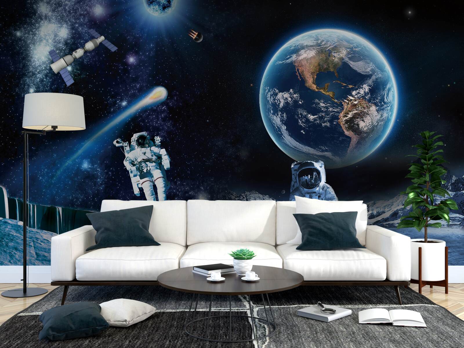 Фотошпалери фреска і небо