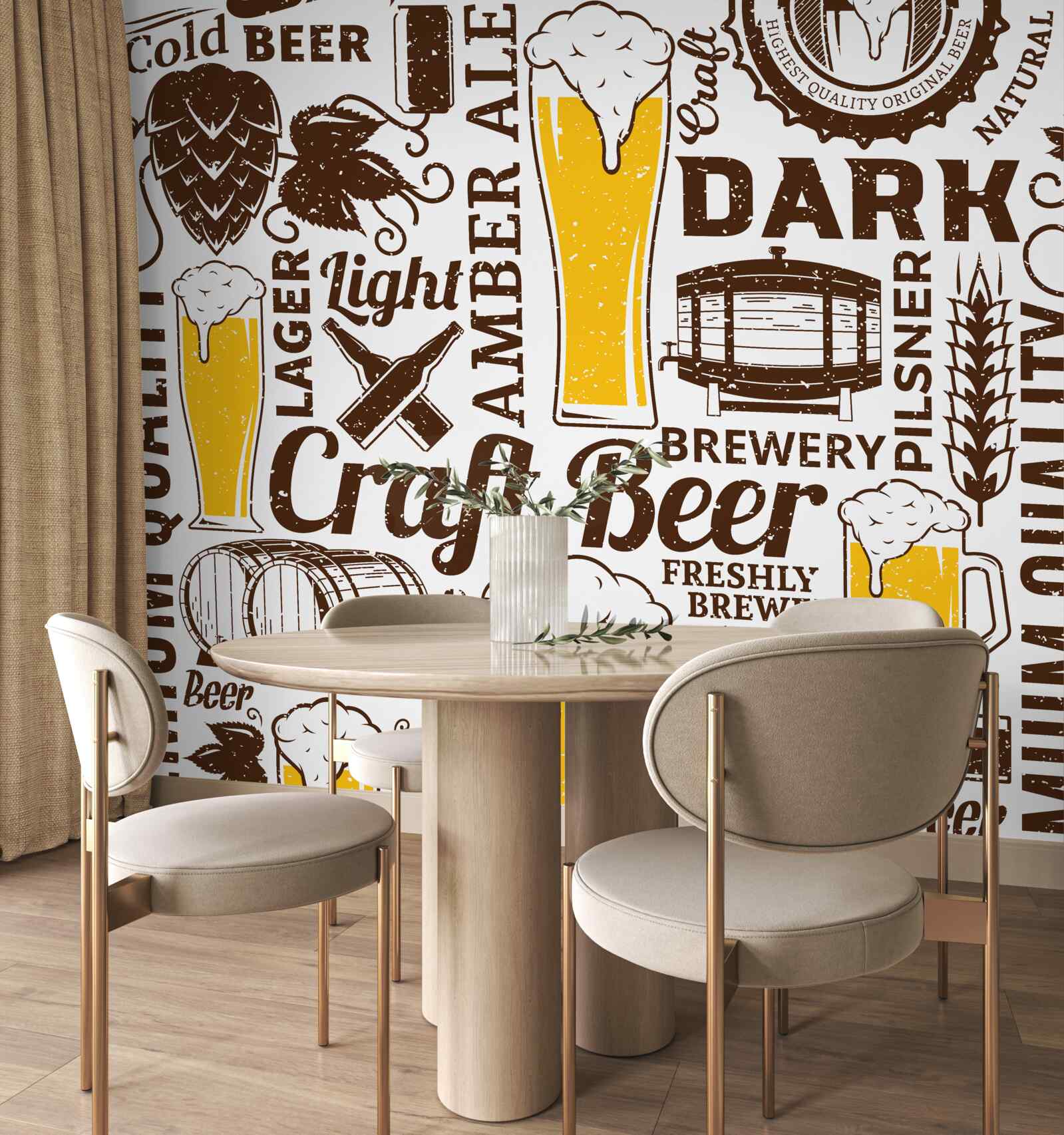 Фотошпалери асортимент пива