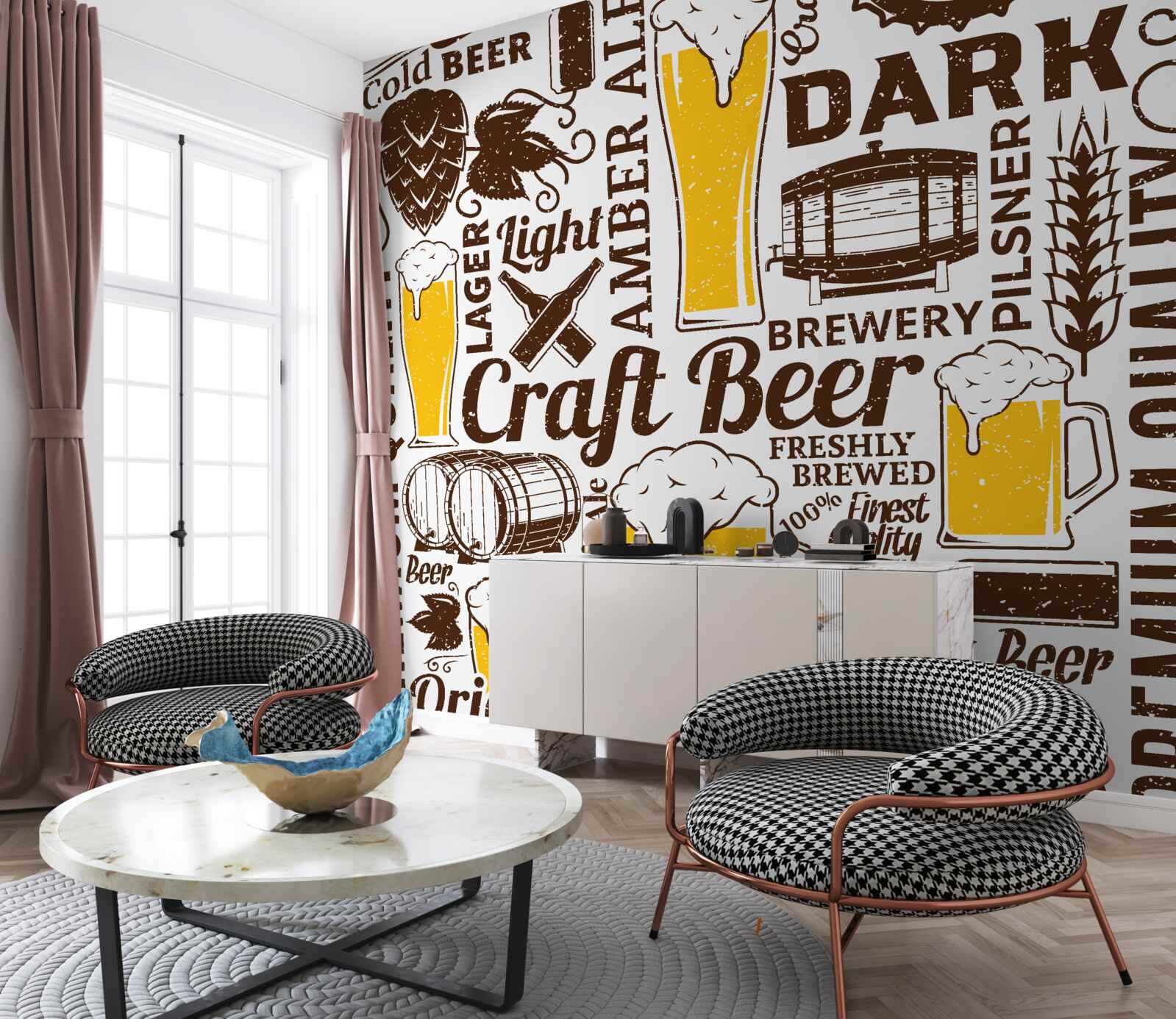 Фотошпалери асортимент пива