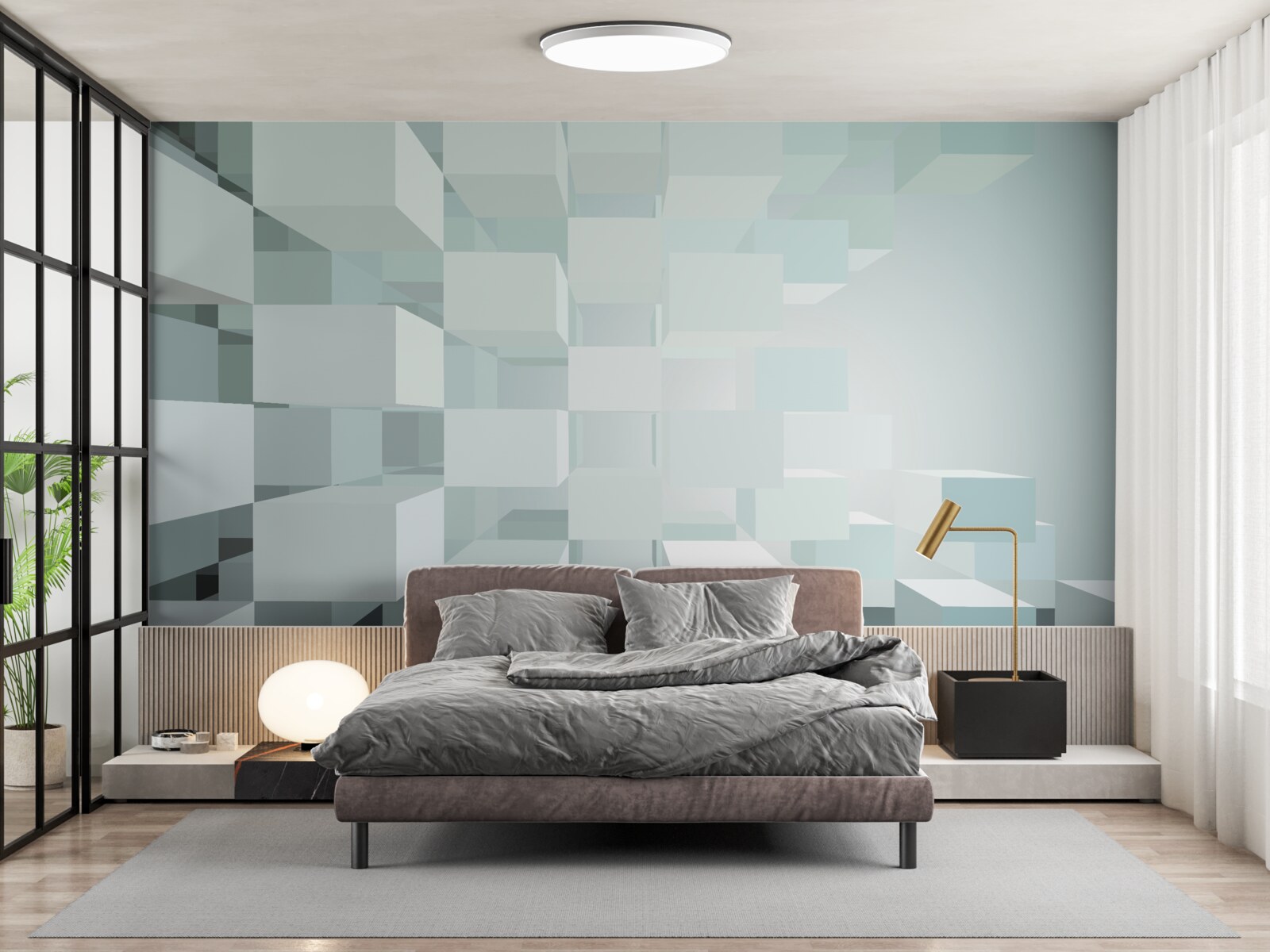 Фотошпалери світлові 3d-об'єкти