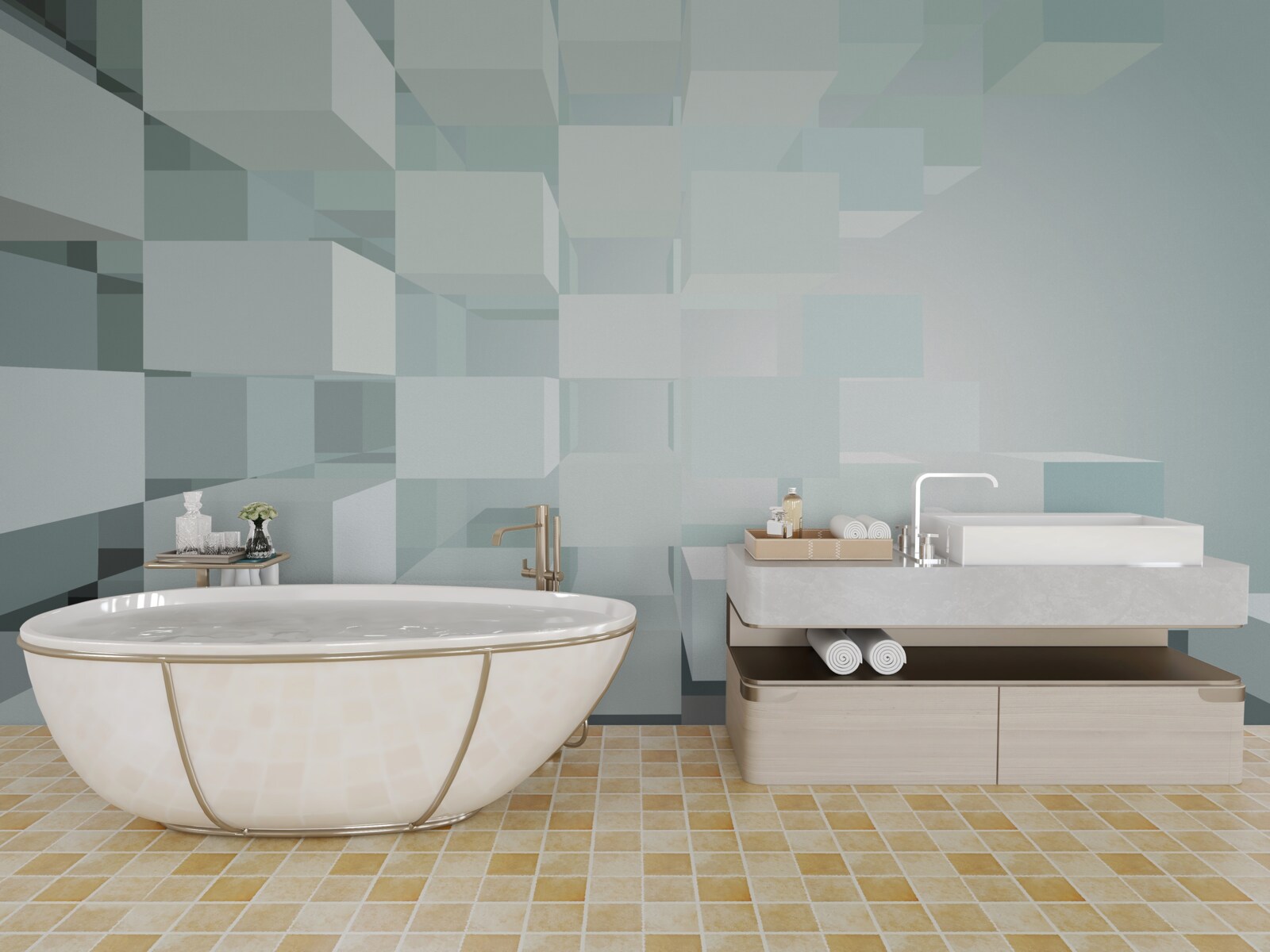 Фотошпалери світлові 3d-об'єкти