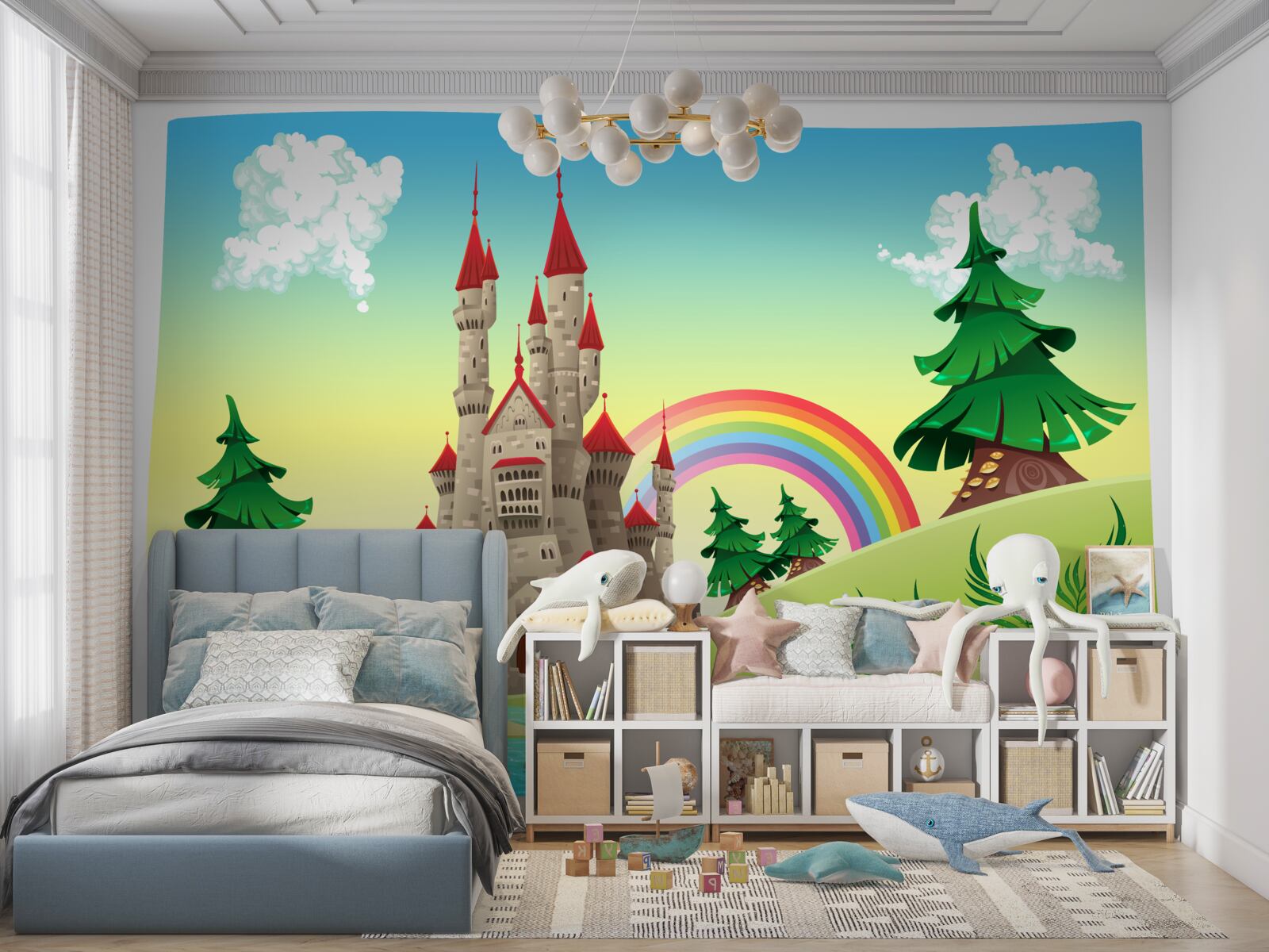 Фотошпалери чарівна фортеця