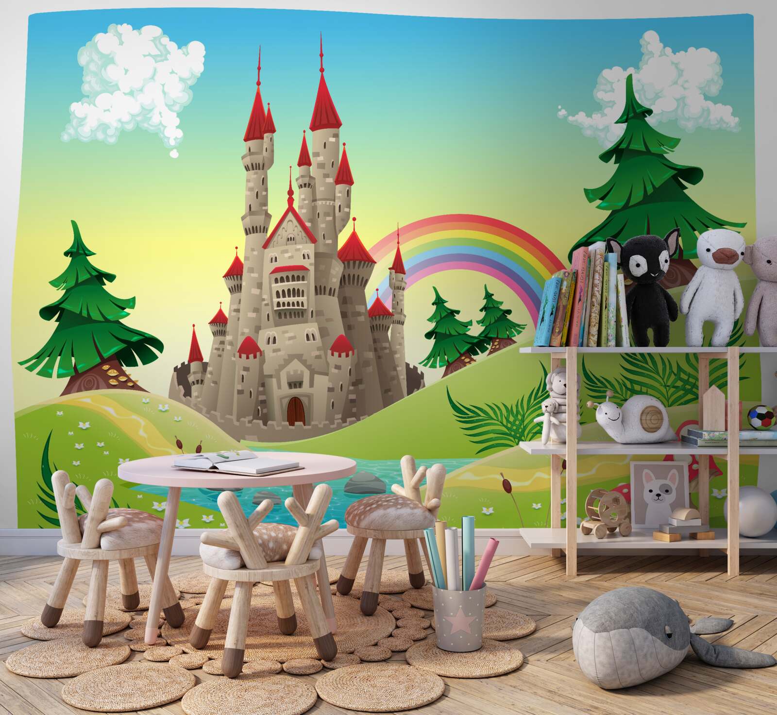 Фотошпалери чарівна фортеця