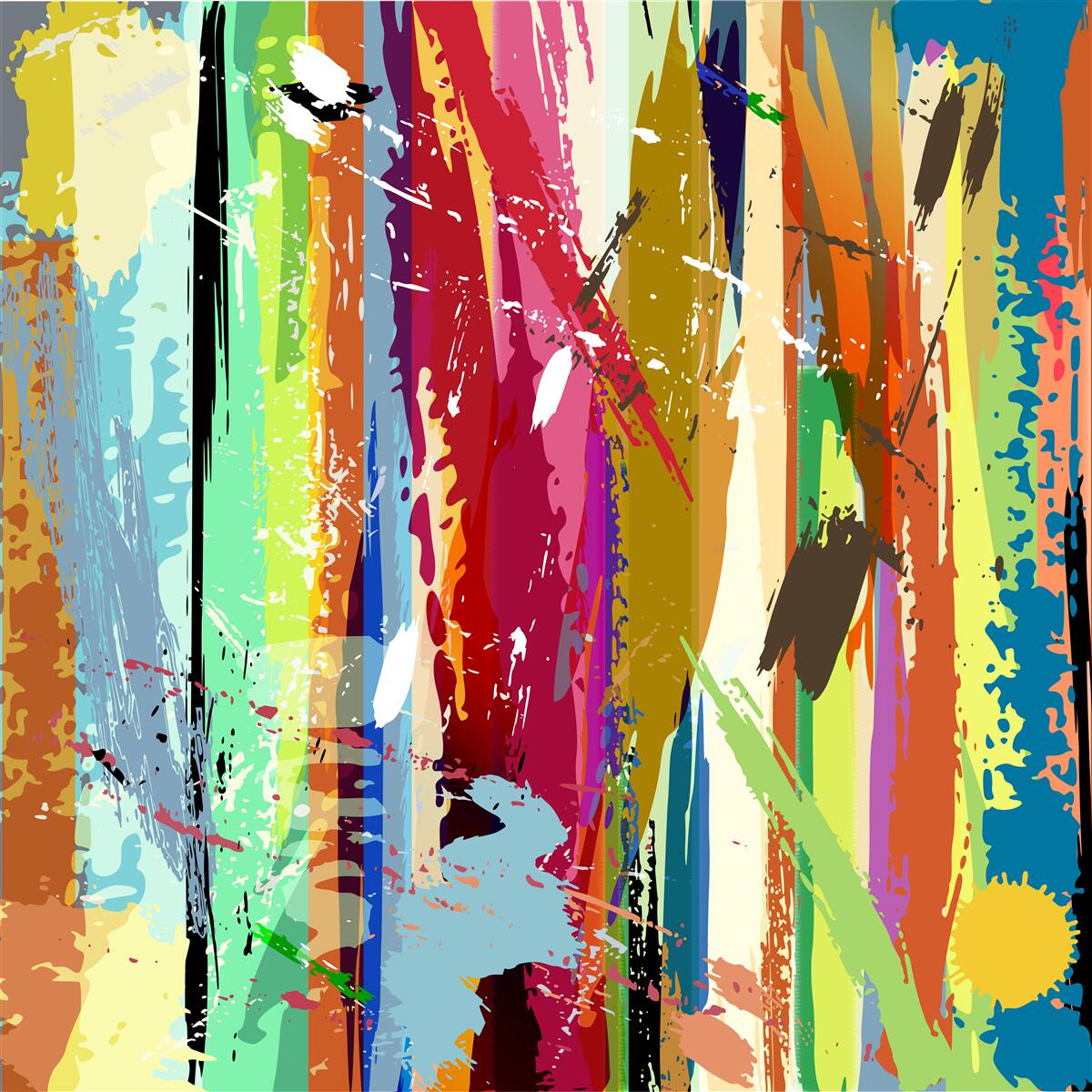 Фотошпалери насичені кольори по вертикалі