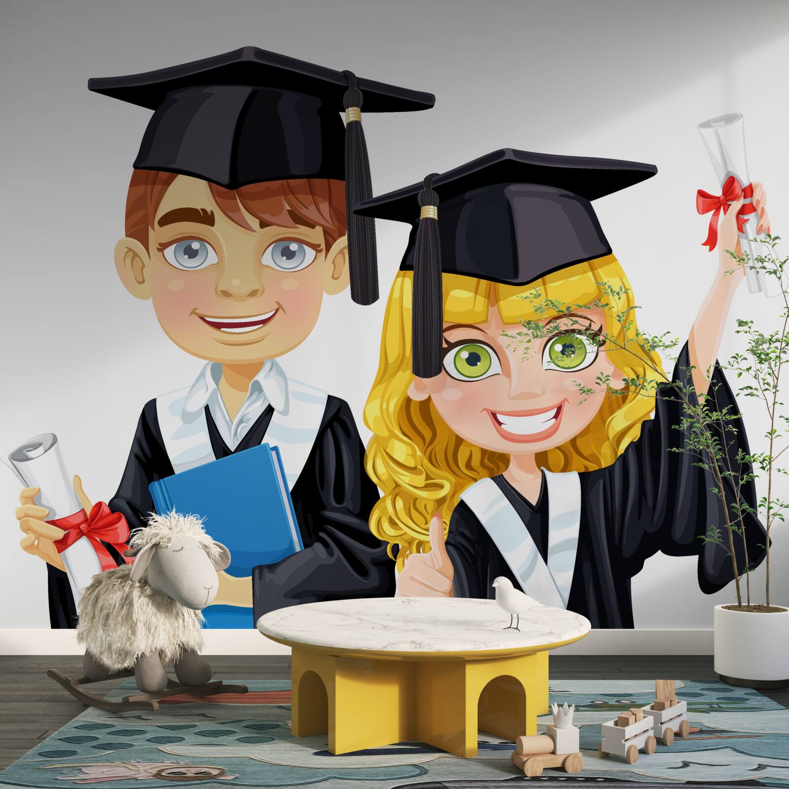 Фотошпалери випускники-студенти