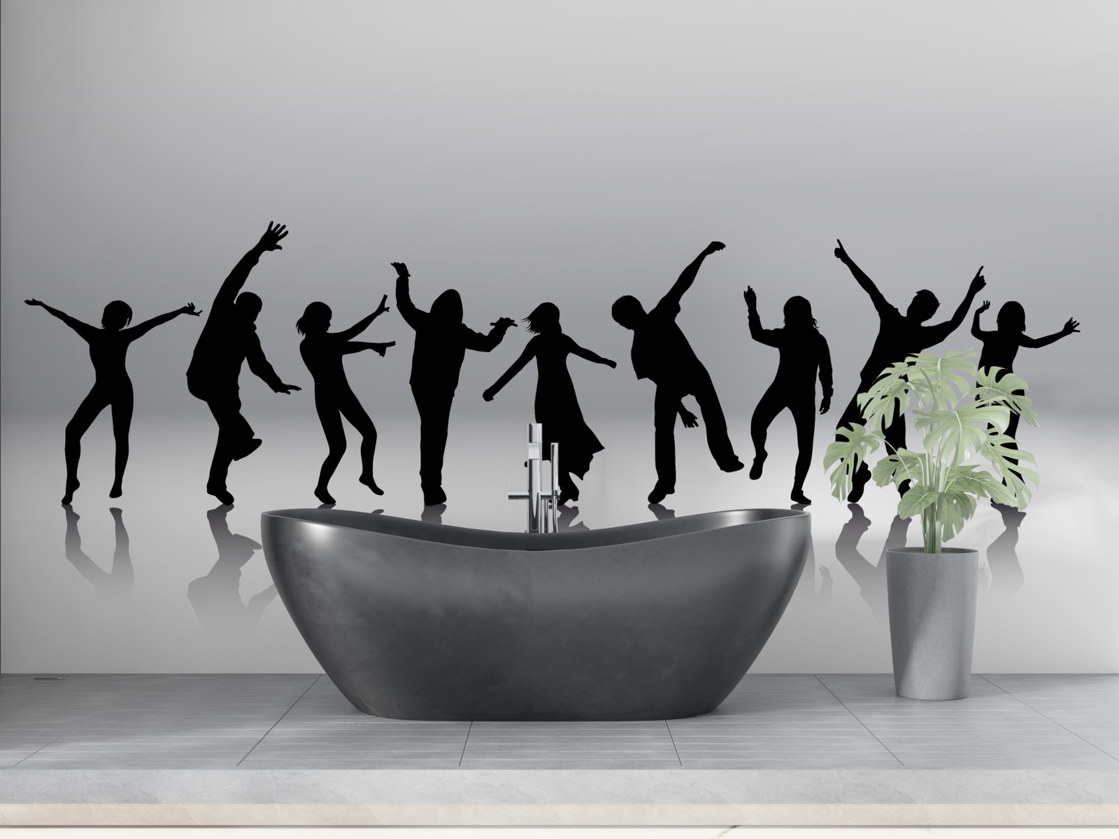 Фотошпалери пересування людей