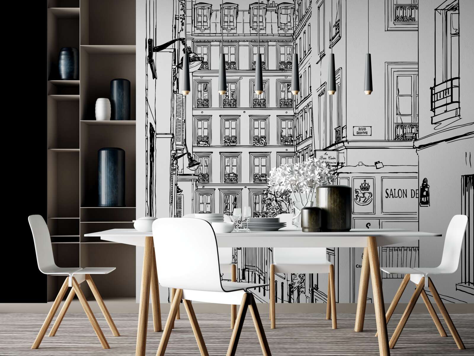 Фотошпалери тиха вулиця в нью-йорку