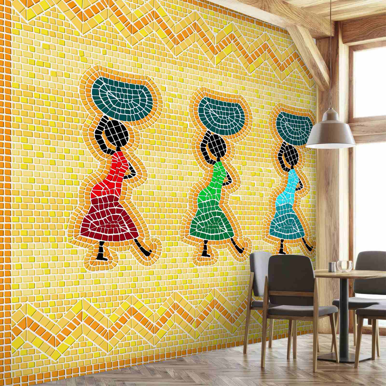 Фотошпалери національні образи жінок в одязі