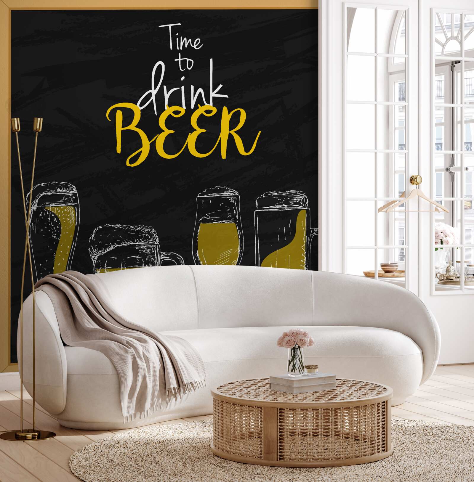 Фотошпалери пивні келихи