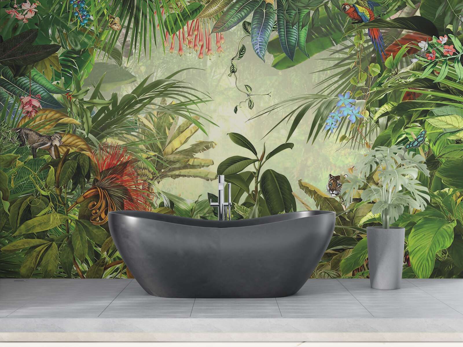 Фотошпалери тропічна рослинність