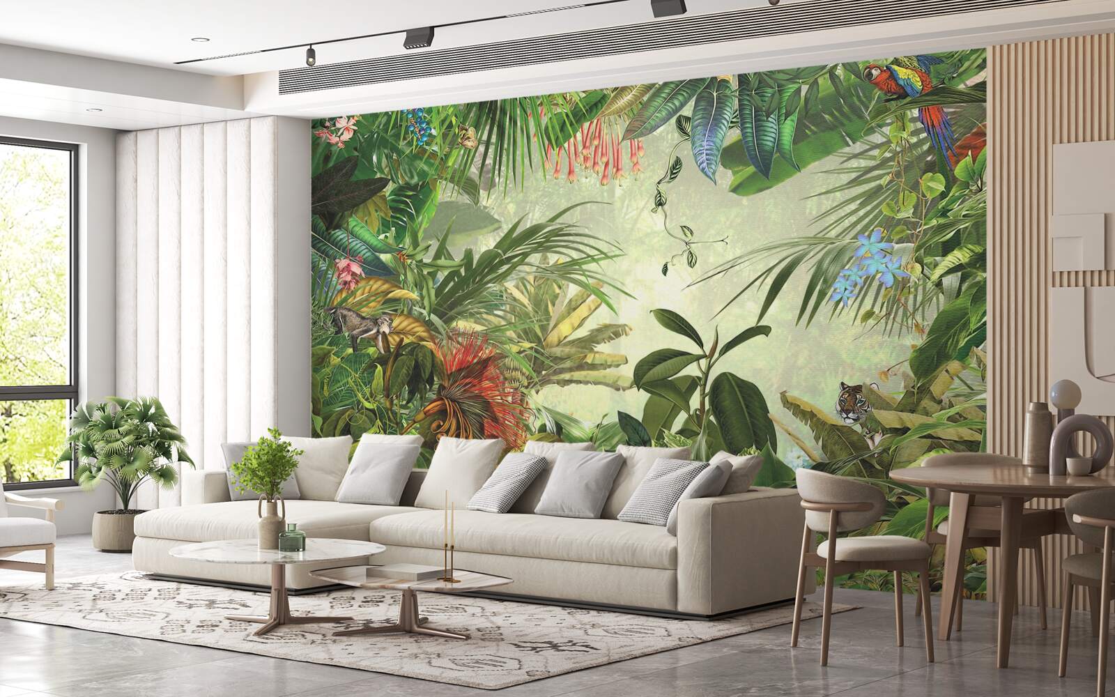 Фотошпалери тропічна рослинність