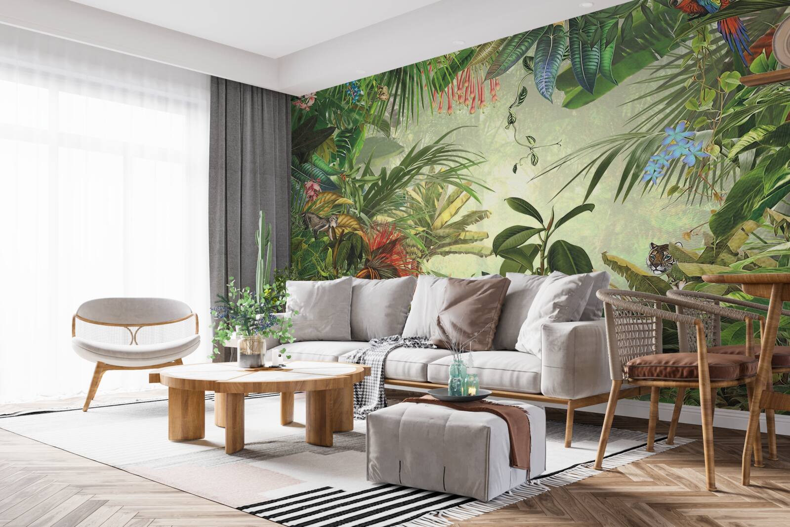 Фотошпалери тропічна рослинність