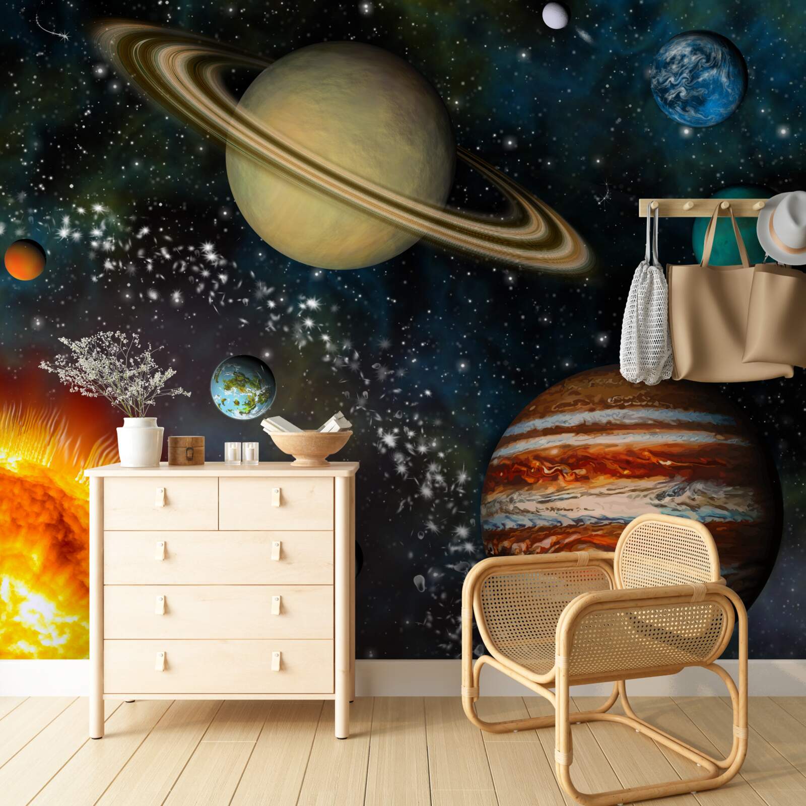 Фотошпалери планети, що обертаються навколо Сонця