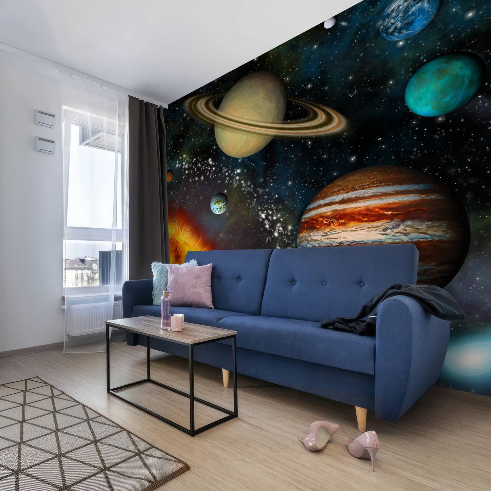 Фотошпалери планети, що обертаються навколо Сонця