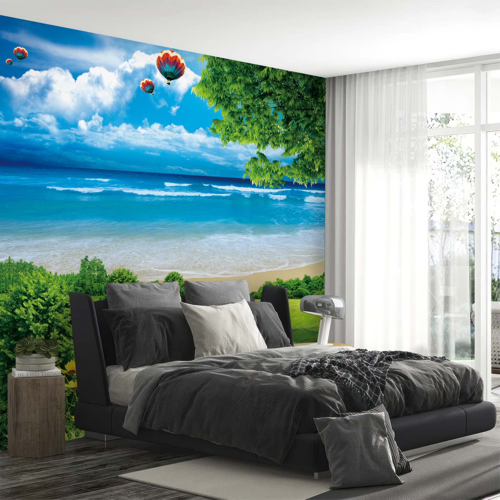 Фотошпалери дорога до ідилічного узбережжя