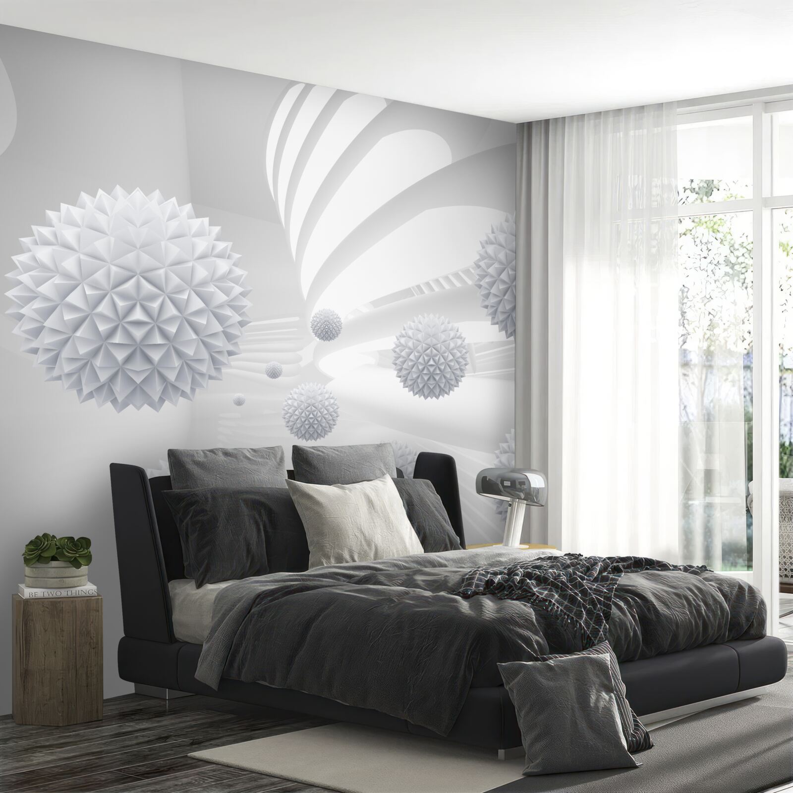 Фотошпалери композиція з літаючих кульок