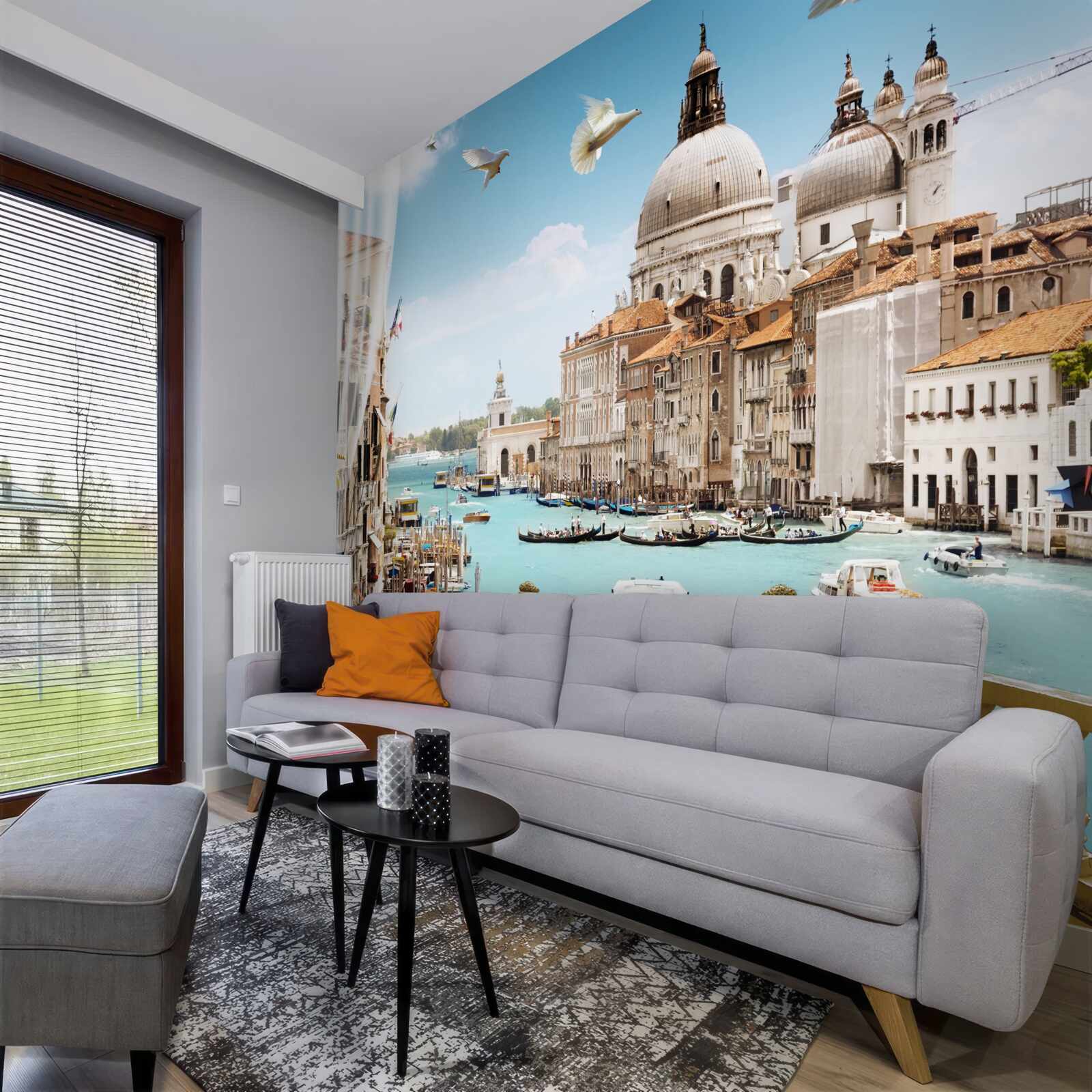 Фотошпалери вид на венецію з балкона