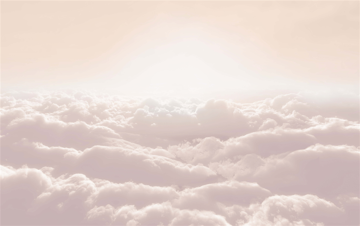 Фотошпалери пухнасті хмари і сонце