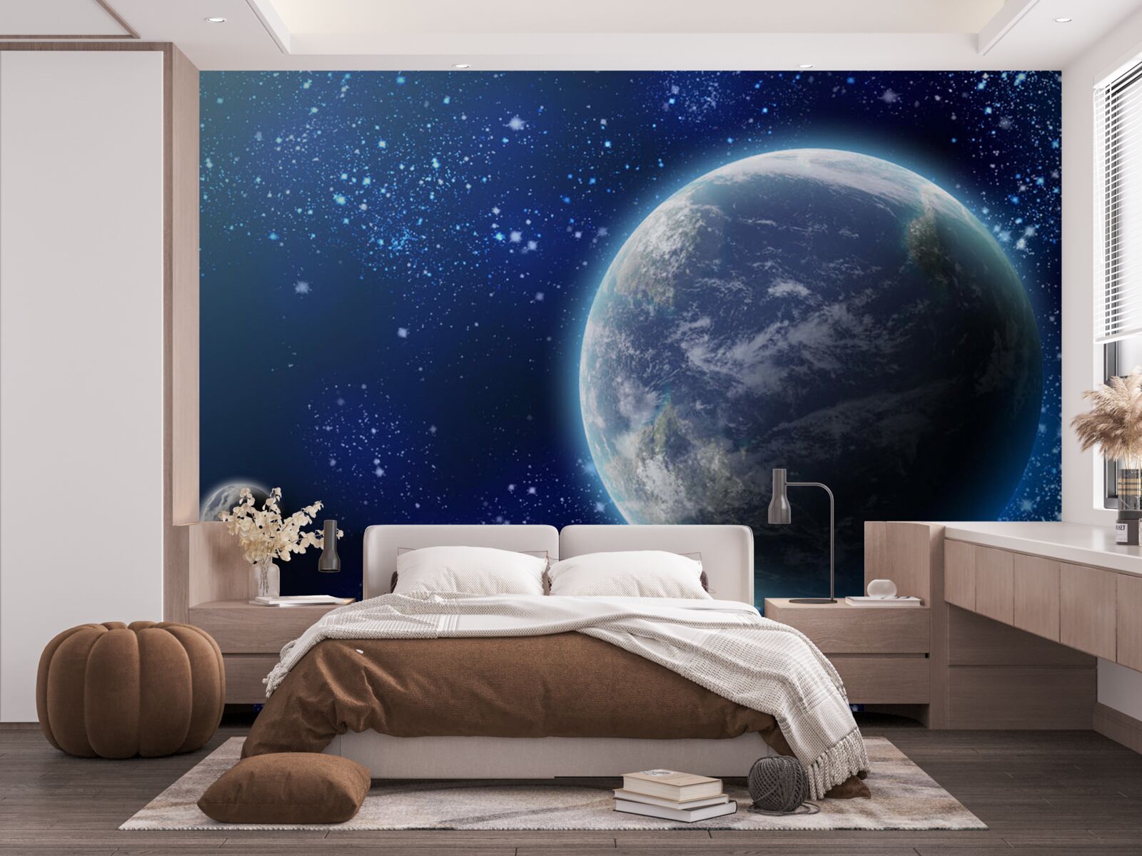 Фотошпалери планета Земля та її ближній світловий простір