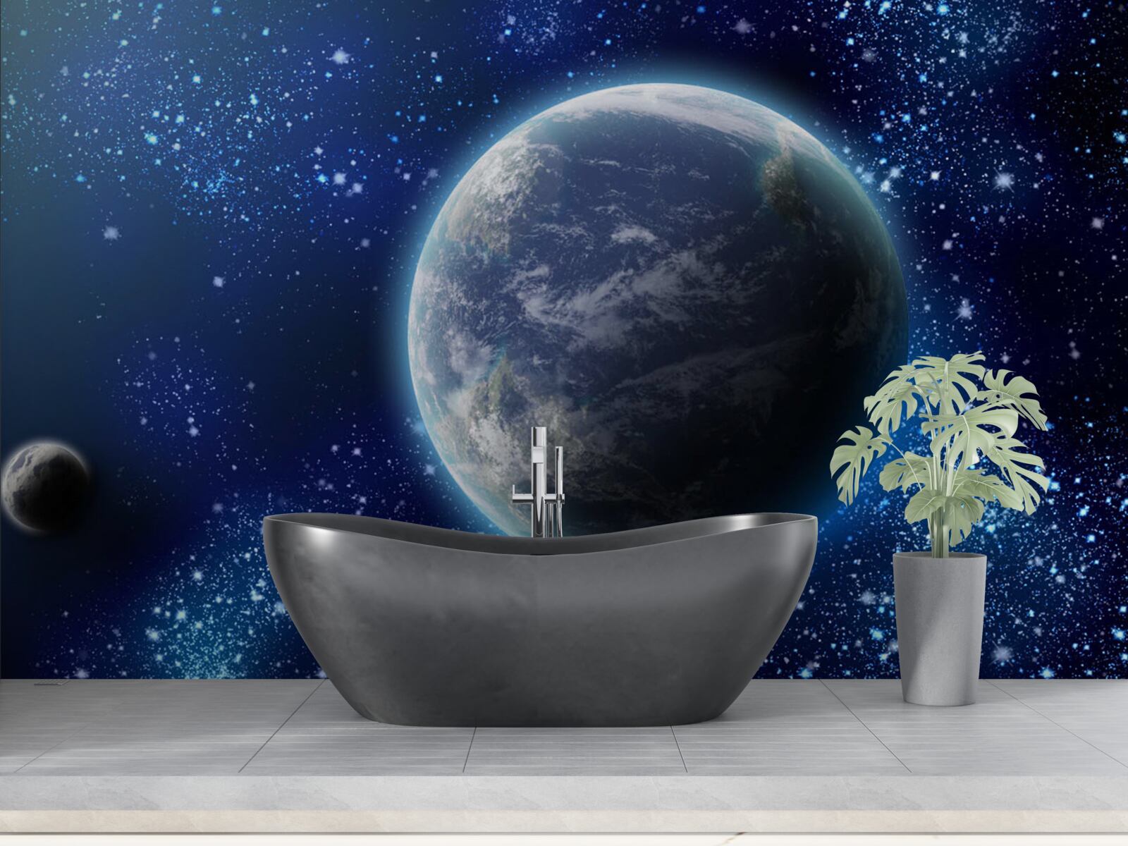 Фотошпалери планета Земля та її ближній світловий простір