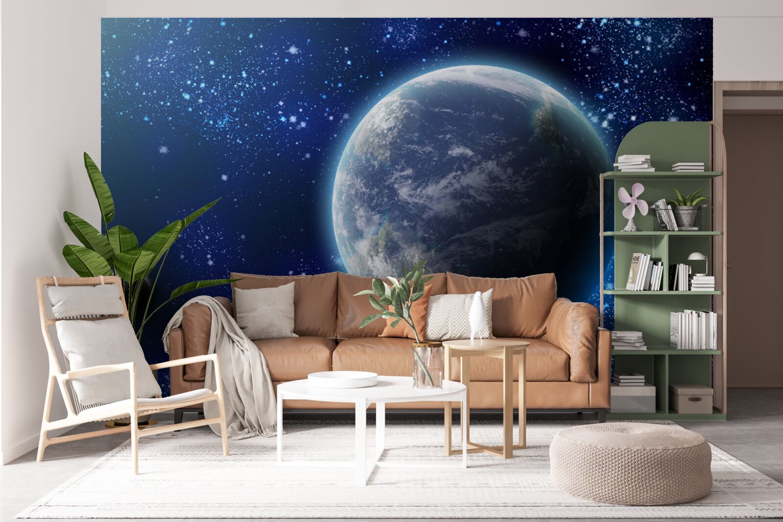 Фотошпалери планета Земля та її ближній світловий простір