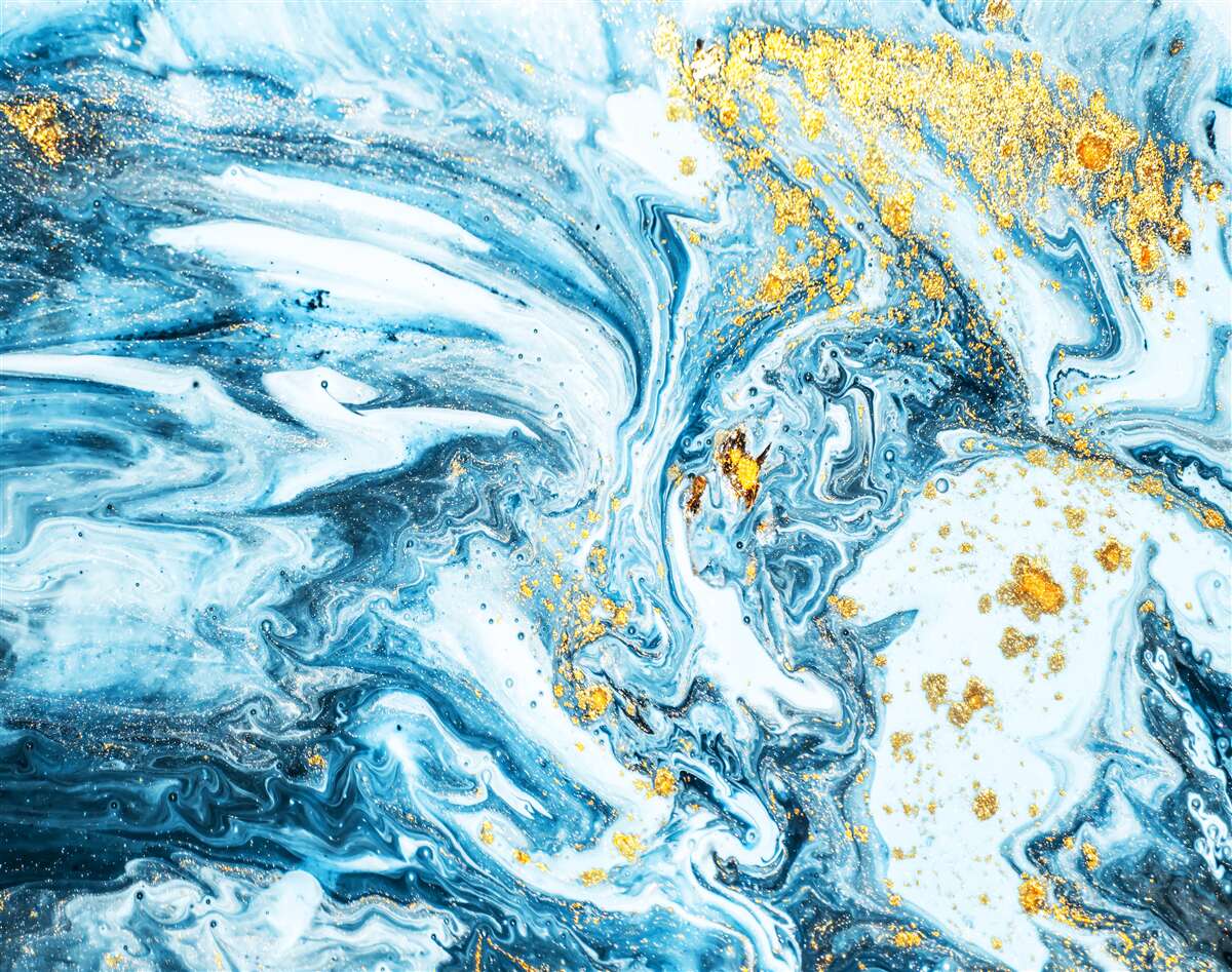 Фотошпалери холодні, каламутні води зі снігом