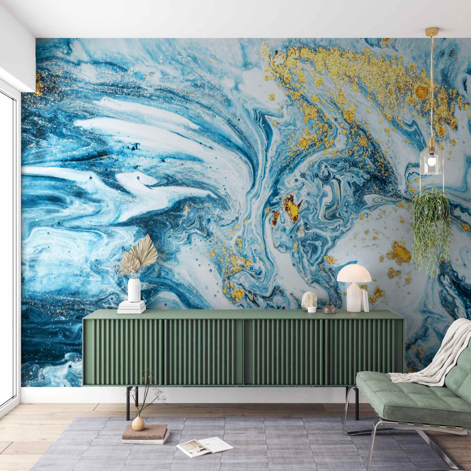 Фотошпалери холодні, каламутні води зі снігом