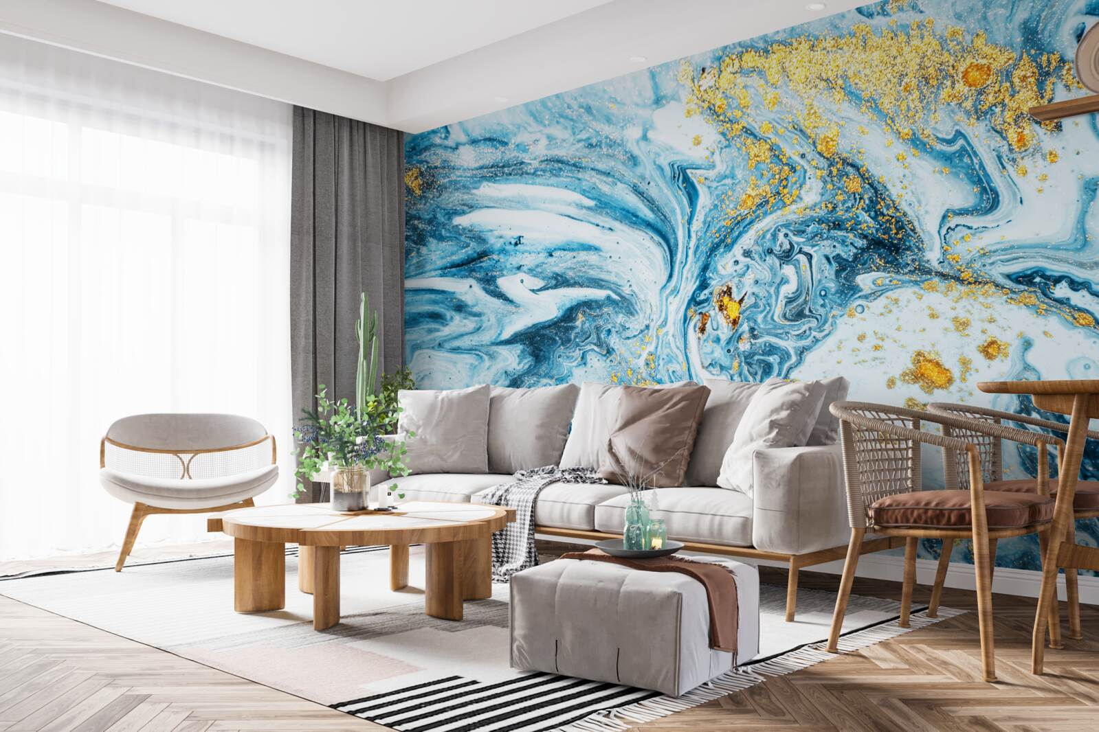 Фотошпалери холодні, каламутні води зі снігом