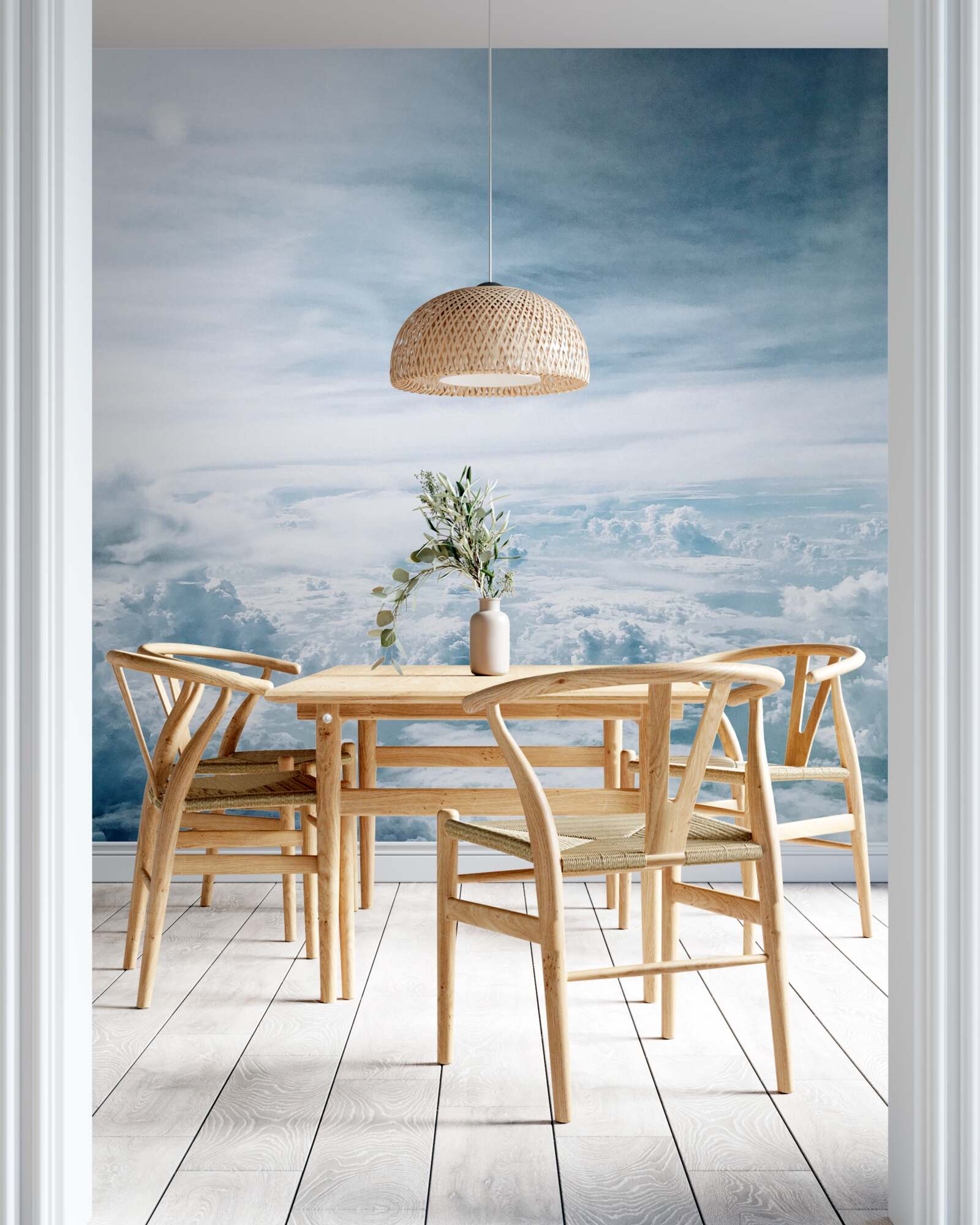 Фотошпалери величні хмари в небі