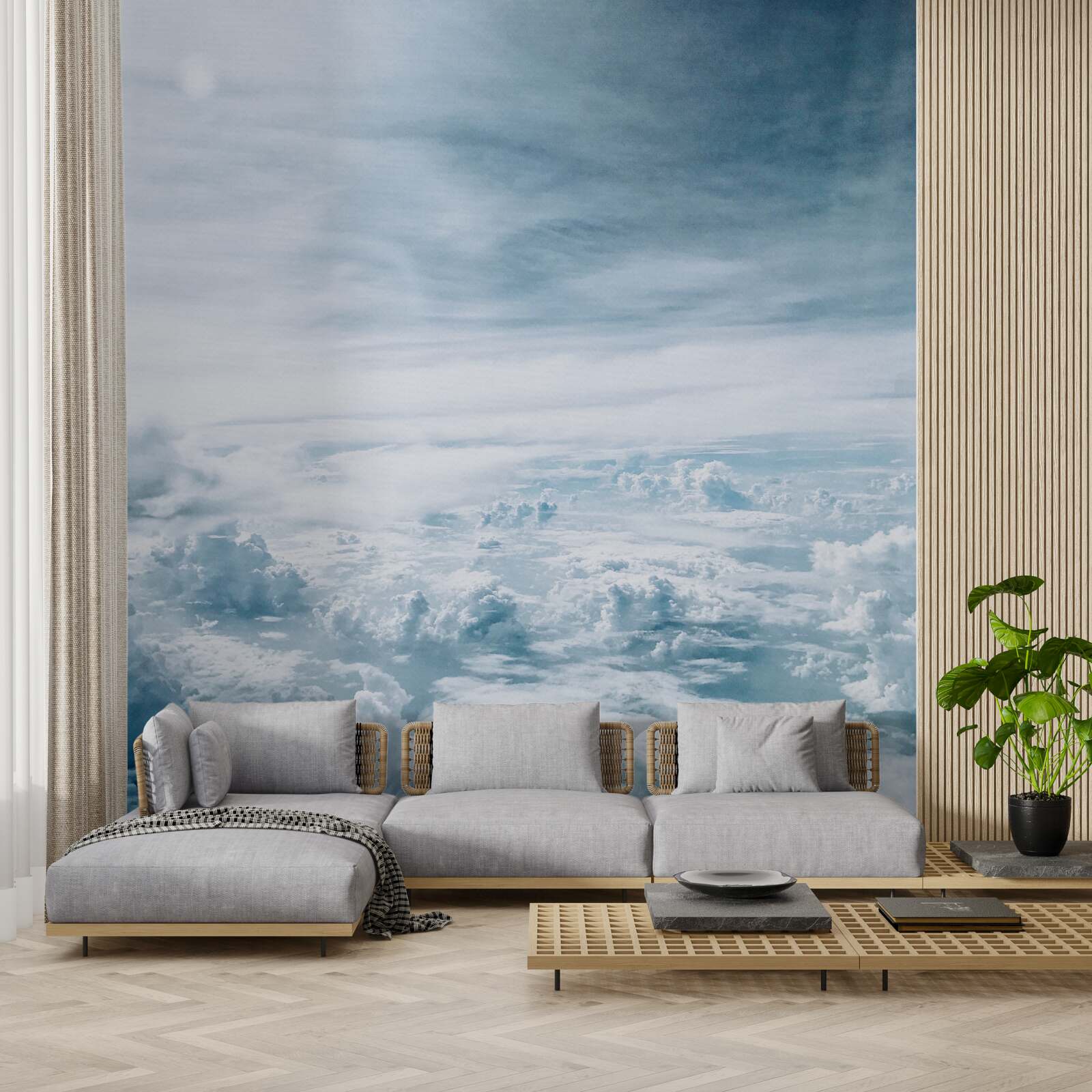 Фотошпалери величні хмари в небі