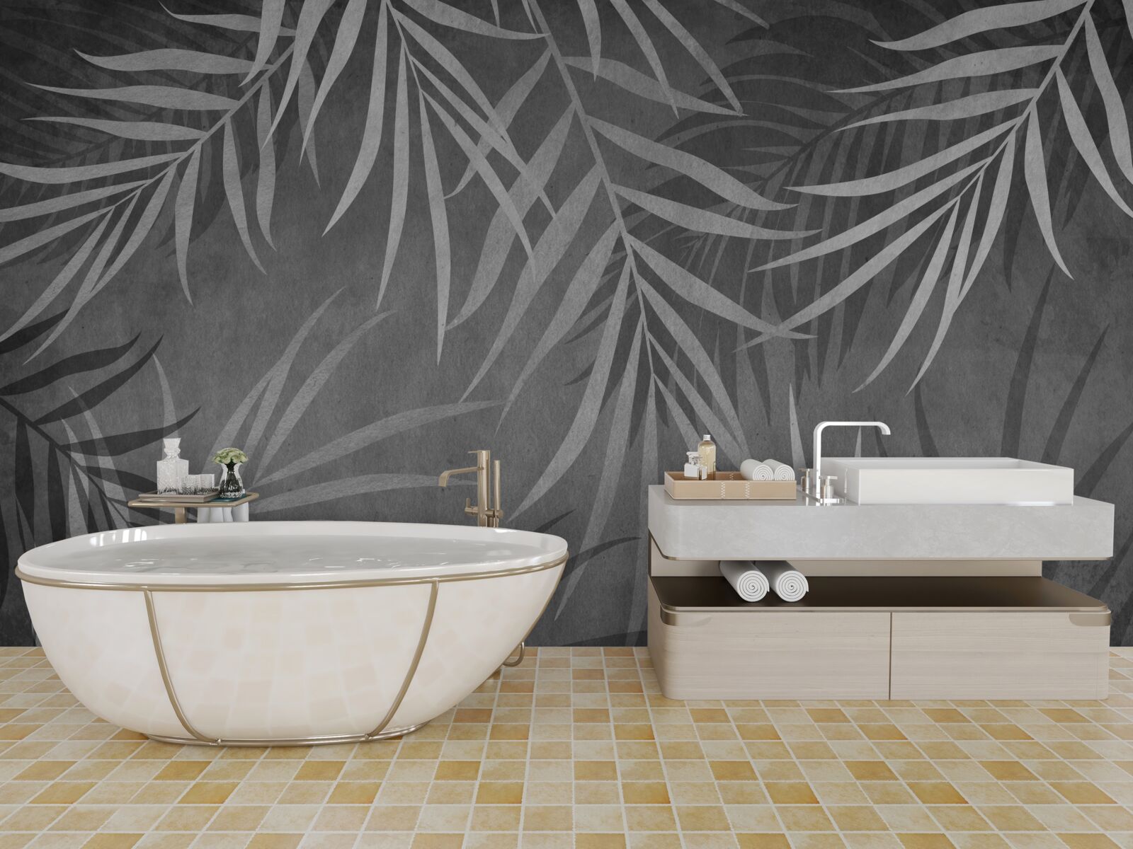 Фотошпалери нічна папороть