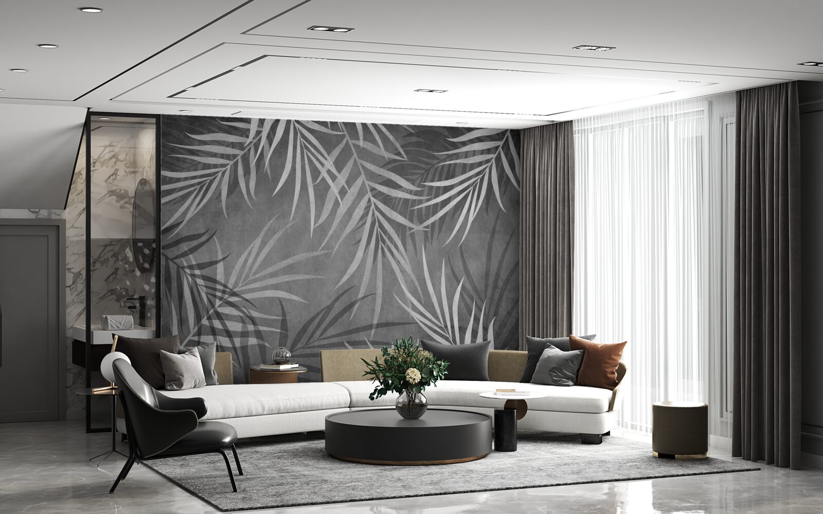 Фотошпалери нічна папороть