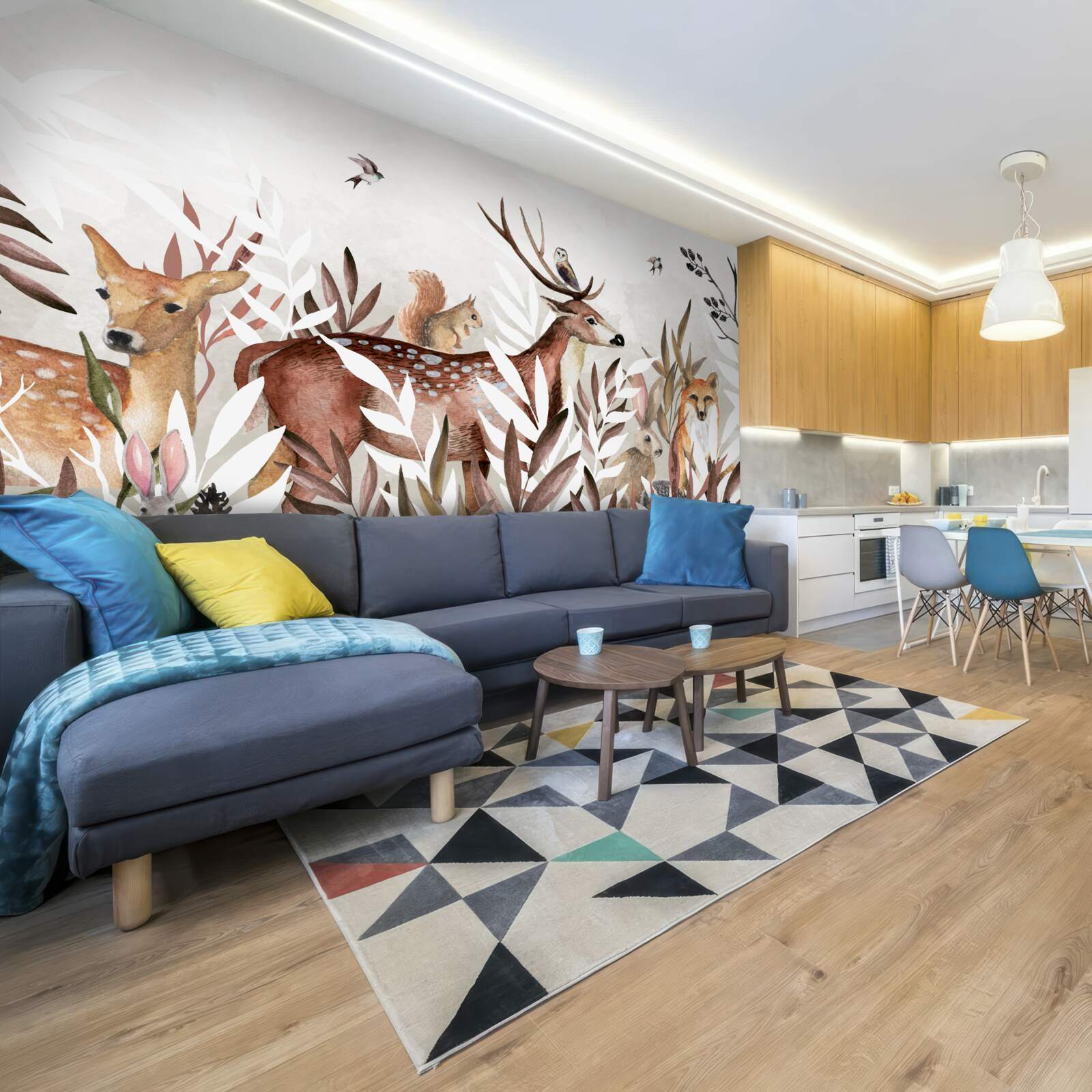 Фотошпалери лісові мешканці та рослини