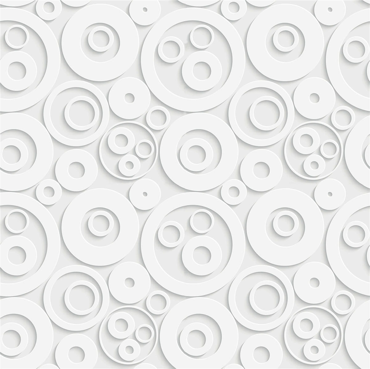 Фотошпалери білі кола на світлому фоні
