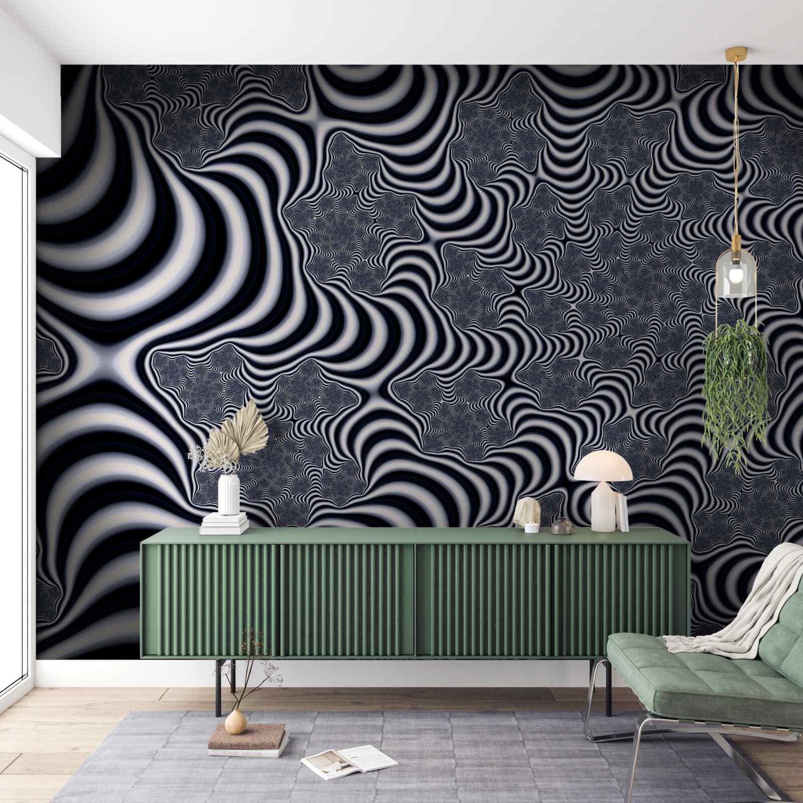 Фотошпалери трубки з ремінцями, що розтягуються на відстань