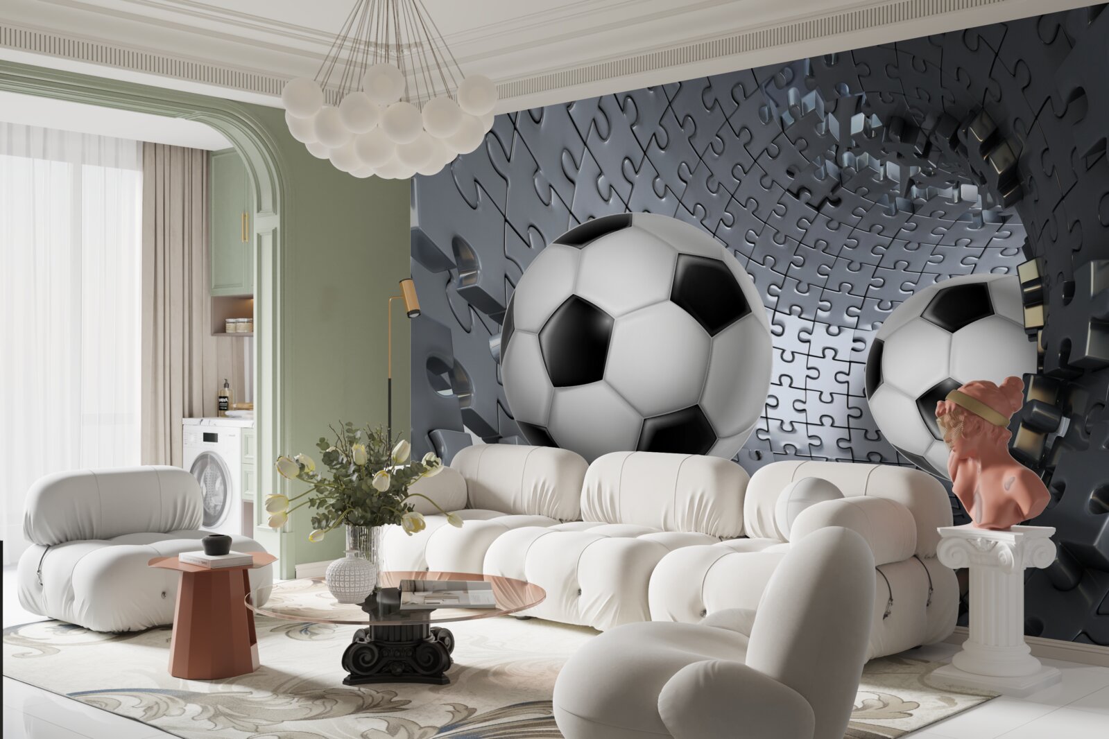 Фотошпалери кульки та пазли