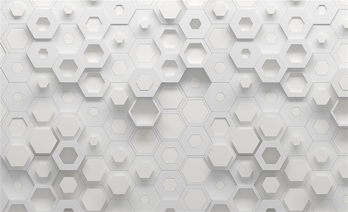 Фотошпалери абстракція у вигляді сот