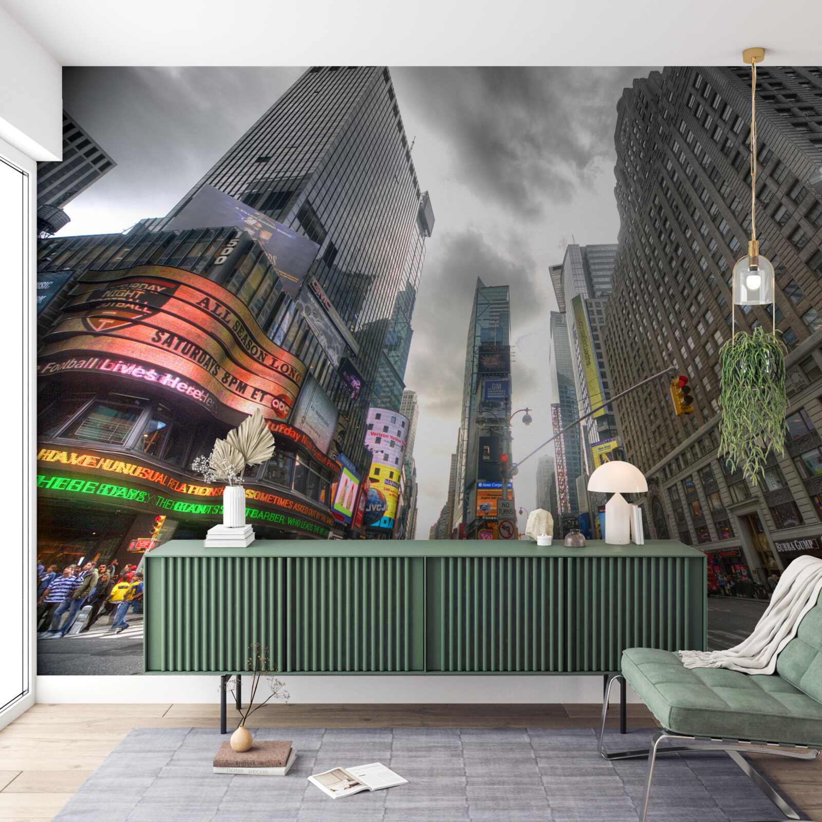 Фотошпалери місто напередодні шторму