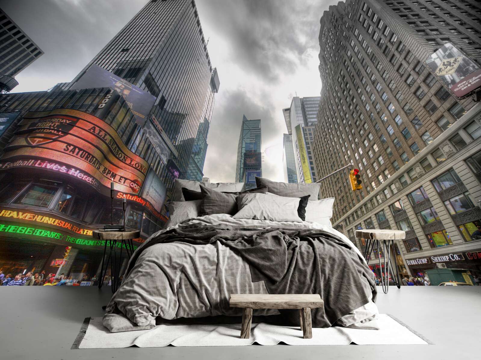 Фотошпалери місто напередодні шторму