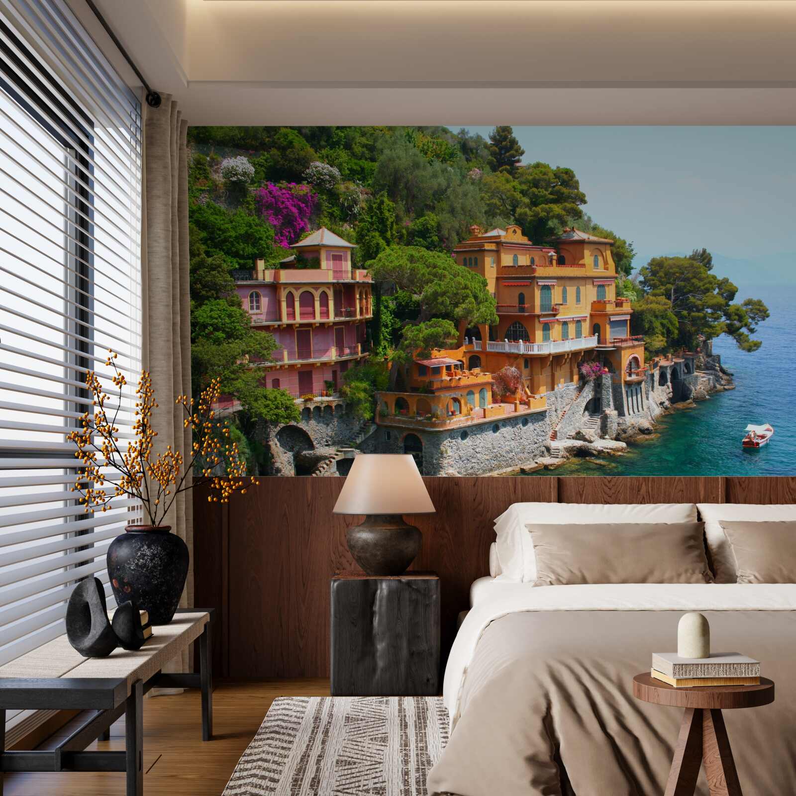 Фотошпалери тропічні резиденції на березі моря